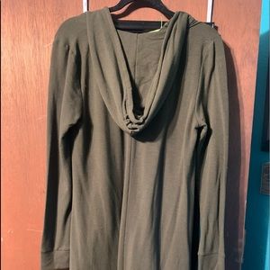 Hooded tunic top